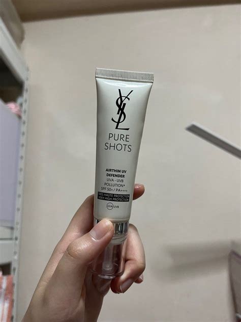 ysl sunblock|PROTECT WITH PURE SHOTS AIRTHIN UV DEFENDER BY .